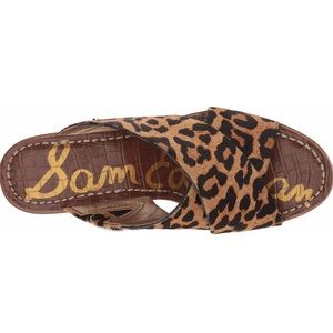 Sam Edelman Darlene Genuine Calf Hair Wedge Sandal